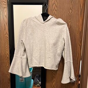 Gray Women's Hoodie Top